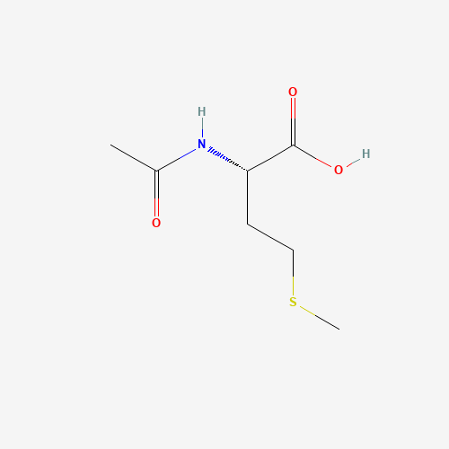 N-Acetyl-L-methionine (CAS: 65-82-7) - Chemical Structure and Molecular Formula 