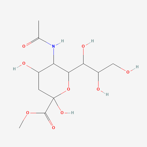 N-Acetylneuraminic acid methyl ester (CAS: 50998-13-5) - Chemical Structure and Molecular Formula 