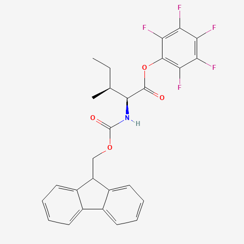 FMOC-ILE-OPFP (CAS: 86060-89-1) - Chemical Structure and Molecular Formula 