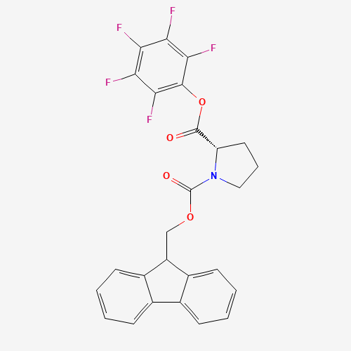 FMOC-PRO-OPFP (CAS: 86060-90-4) - Chemical Structure and Molecular Formula 