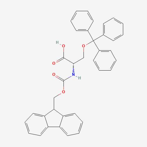 Fmoc-O-trityl-L-serine (CAS: 111061-56-4) - Chemical Structure and Molecular Formula 
