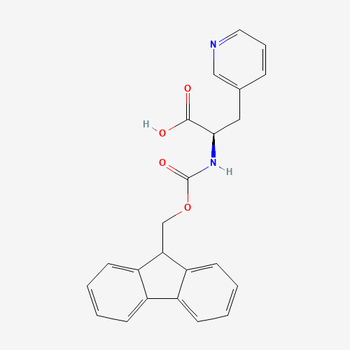 (R)-N-Fmoc-(3-Pyridyl)alanine (CAS: 142994-45-4) - Chemical Structure and Molecular Formula 