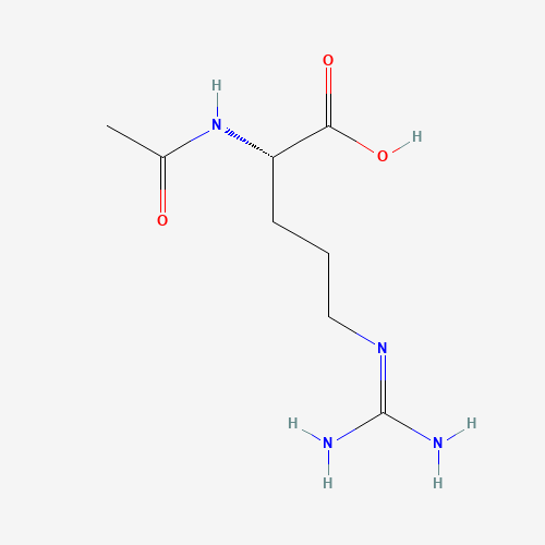 N-ALPHA-ACETYL-L-ARGININE (CAS: 155-84-0) - Chemical Structure and Molecular Formula 