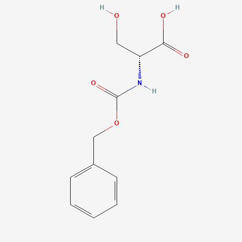 N-Cbz-D-Serine (CAS: 6081-61-4) - Chemical Structure and Molecular Formula 