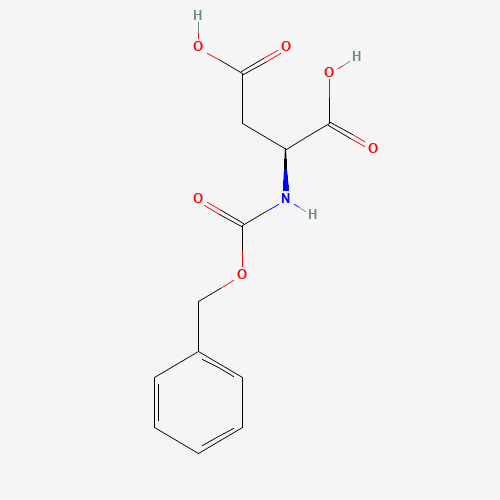 N-Carbobenzyloxy-L-aspartic acid (CAS: 1152-61-0) - Chemical Structure and Molecular Formula 