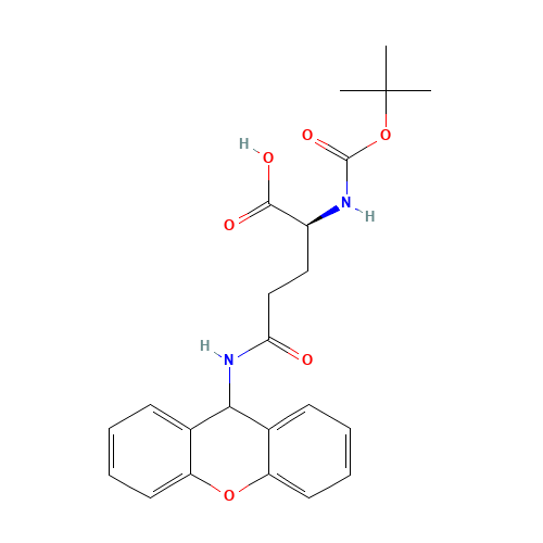 N-Boc-N'-(9-xanthenyl)-L-glutamine (CAS: 55260-24-7) - Related Chemical Product