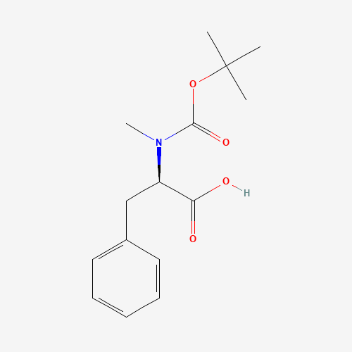 BOC-D-MEPHE-OH (CAS: 85466-66-6) - Chemical Structure and Molecular Formula 