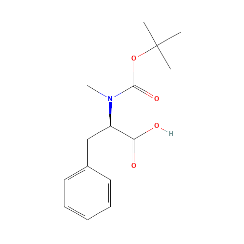 BOC-D-MEPHE-OH (CAS: 85466-66-6) - Chemical Structure and Molecular Formula 