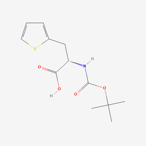 Boc-3-(2-thienyl)-L-alanine (CAS: 56675-37-7) - Chemical Structure and Molecular Formula 