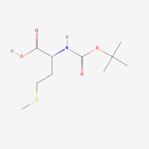 BOC-D-Methionine (CAS: 5241-66-7) - Chemical Structure and Molecular Formula 
