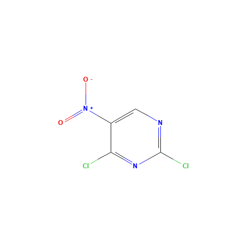 2,4-Dichloro-5-nitropyrimidine (CAS: 49845-33-2) - Chemical Structure and Molecular Formula 