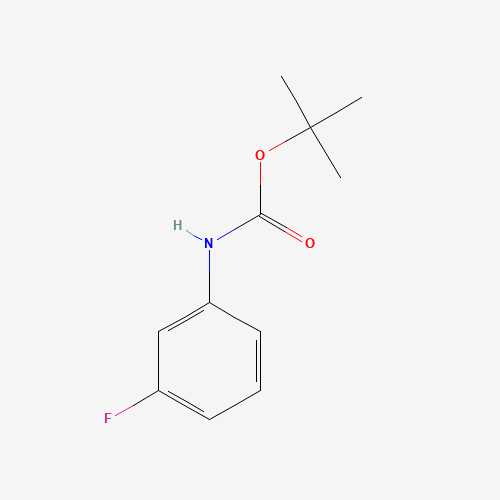 1-N-BOC-3-FLUORO-ANILINE (CAS: 81740-18-3) - Chemical Structure and Molecular Formula 