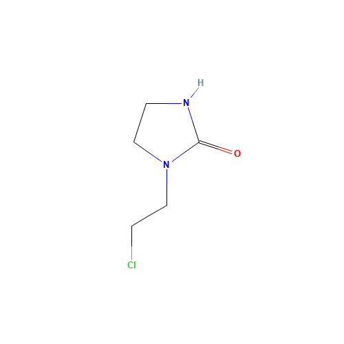 1-(2-Chloroethyl)imidazolidin-2-one (CAS: 2387-20-4) - Chemical Structure and Molecular Formula 