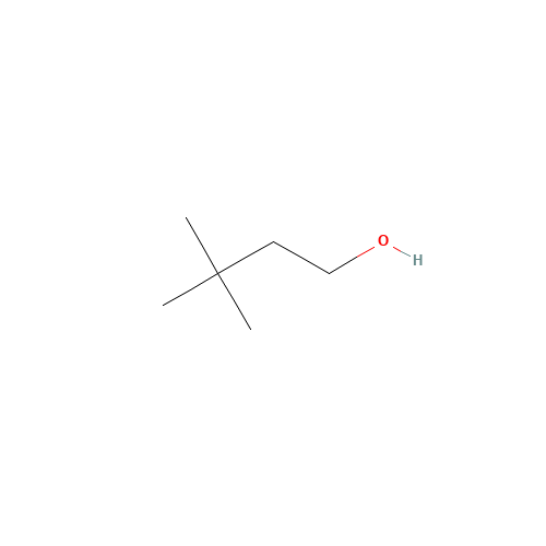 3,3-DIMETHYL-1-BUTANOL (CAS: 624-95-3) - Chemical Structure and Molecular Formula 