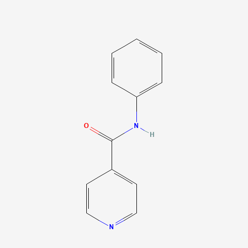 N-phenyl  isonicotinamide (CAS: 3034-31-9) - Chemical Structure and Molecular Formula 