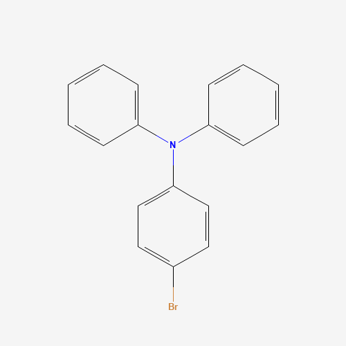 4-Bromotriphenylamine (CAS: 36809-26-4) - Chemical Structure and Molecular Formula 
