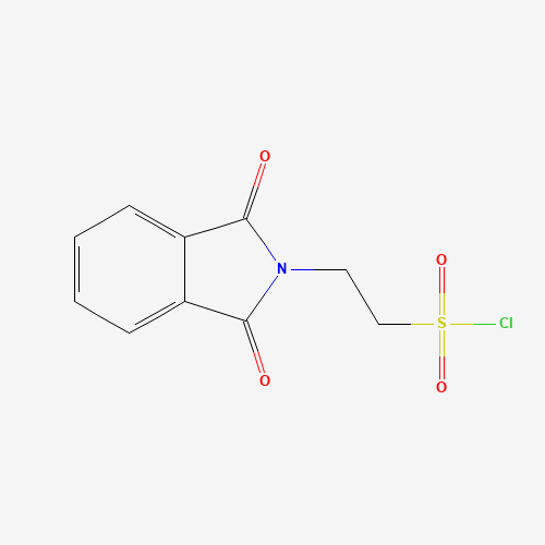 2-PHTHALIMIDOETHANESULFONYL CHLORIDE (CAS: 4403-36-5) - Chemical Structure and Molecular Formula 