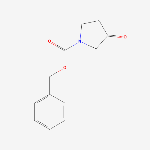 1-N-Cbz-3-pyrrolidinone (CAS: 130312-02-6) - Chemical Structure and Molecular Formula 