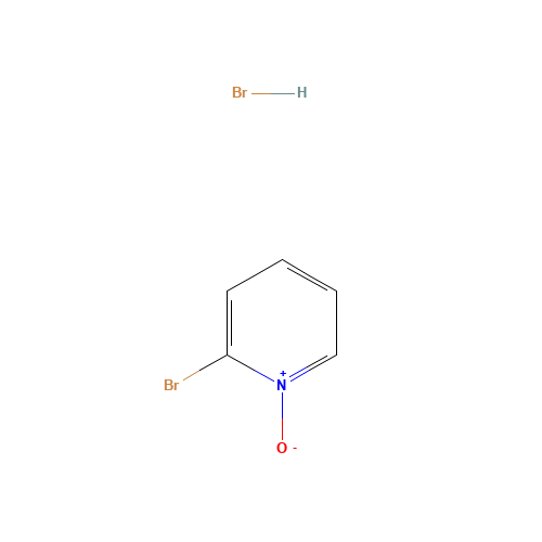 2-Bromopyridine N-oxide hydrobromide (CAS: 206860-49-3) - Chemical Structure and Molecular Formula 
