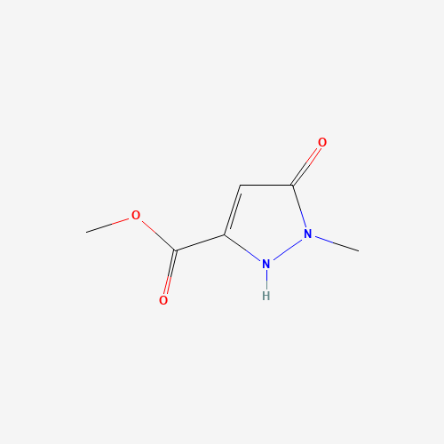 5-HYDROXY-1-METHYL-1H-PYRAZOLE-3-CARBOXYLIC ACID METHYL ESTER (CAS: 51985-95-6) - Chemical Structure and Molecular Formula 