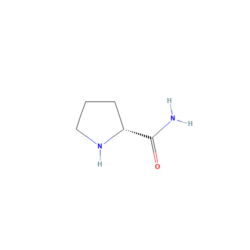D-Prolinamide (CAS: 62937-45-5) - Chemical Structure and Molecular Formula 