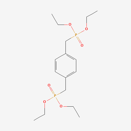 P-XYLYLENEDIPHOSPHONIC ACID TETRAETHYL ESTER (CAS: 4546-04-7) - Chemical Structure and Molecular Formula 