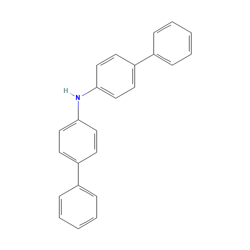 4,4'-IMINOBIS(BIPHENYL) (CAS: 102113-98-4) - Chemical Structure and Molecular Formula 
