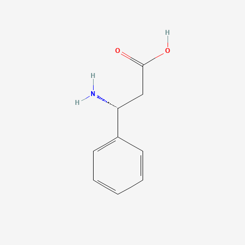 (R)-3-Amino-3-phenylpropionic acid (CAS: 13921-90-9) - Chemical Structure and Molecular Formula 