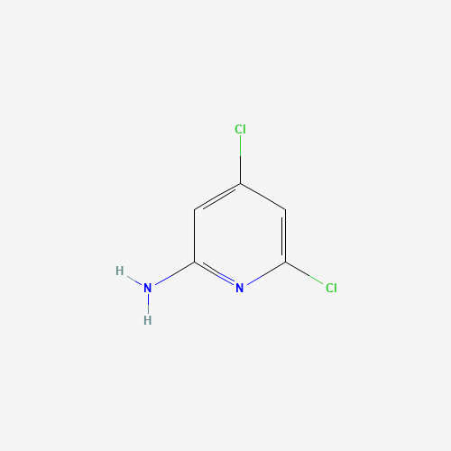2-Amino-4,6-dichloropyridine (CAS: 116632-24-7) - Chemical Structure and Molecular Formula 