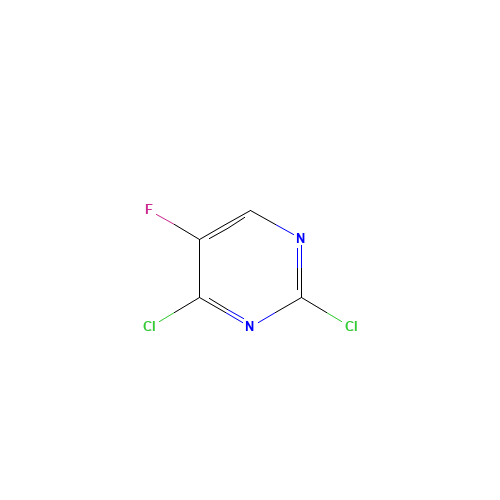 2,4-Dichloro-5-fluoropyrimidine (CAS: 2927-71-1) - Chemical Structure and Molecular Formula 