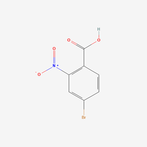 4-Bromo-2-nitrobenzoic acid (CAS: 99277-71-1) - Chemical Structure and Molecular Formula 