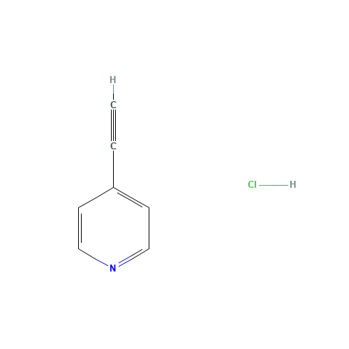 4-Ethynylpyridine hydrochloride (CAS: 352530-29-1) - Chemical Structure and Molecular Formula 