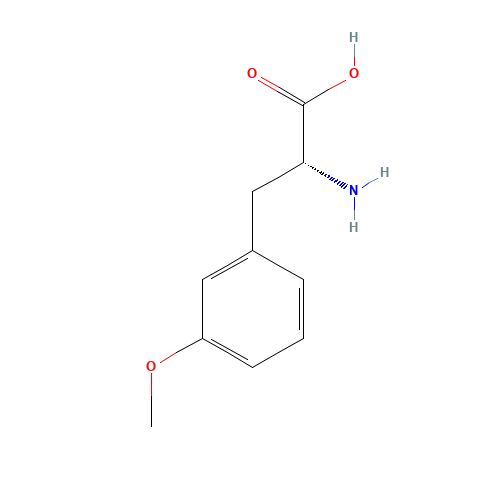 3-Methoxy-D-phenylalanine (CAS: 145306-65-6) - Chemical Structure and Molecular Formula 