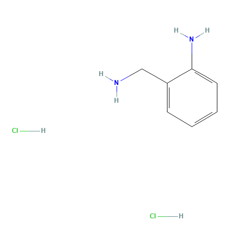 O-AMINOBENZYLAMINE 2HCL (CAS: 29483-71-4) - Chemical Structure and Molecular Formula 