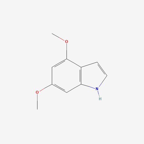 4,6-DIMETHOXYINDOLE (CAS: 23659-87-2) - Chemical Structure and Molecular Formula 
