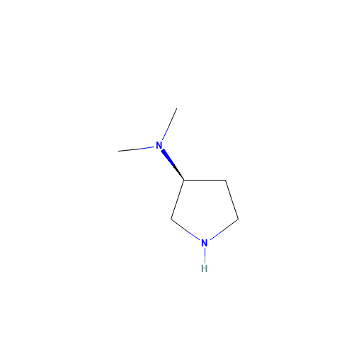 (3S)-(-)-3-(DIMETHYLAMINO)PYRROLIDINE (CAS: 132883-44-4) - Related Chemical Product