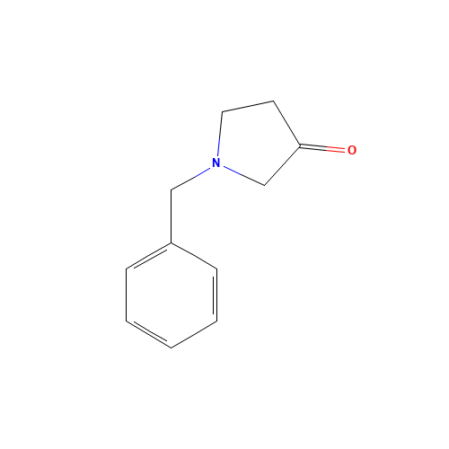 1-Benzyl-3-pyrrolidinone (CAS: 775-16-6) - Chemical Structure and Molecular Formula 