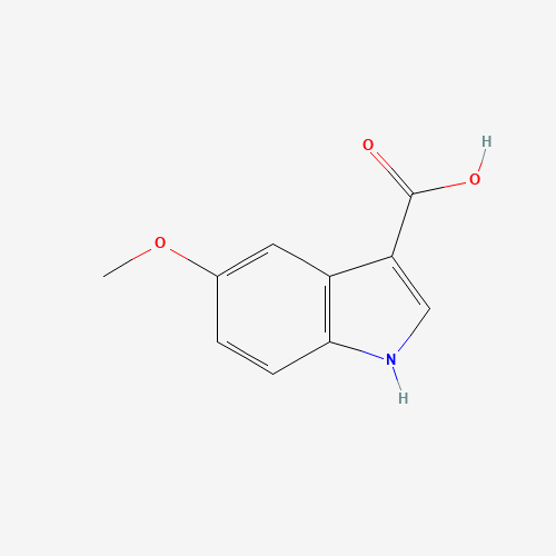 5-Methoxy-3-indolecarboxylic acid (CAS: 10242-01-0) - Chemical Structure and Molecular Formula 