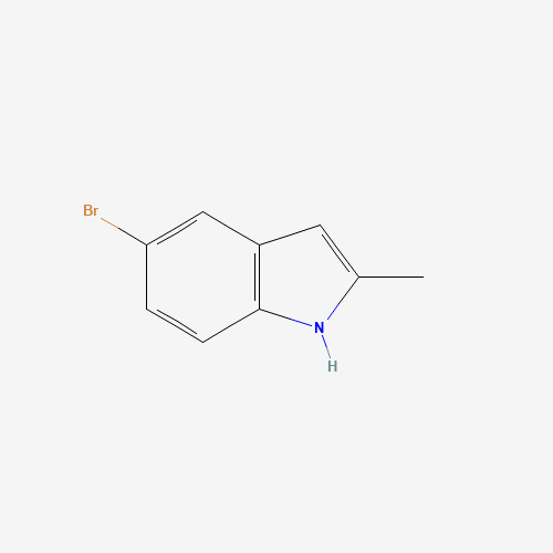 5-BROMO-2-METHYLINDOLE (CAS: 1075-34-9) - Chemical Structure and Molecular Formula 