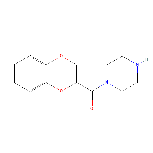 1-(1,4-Benzodioxane-2-carbonyl)piperazine (CAS: 70918-00-2) - Related Chemical Product