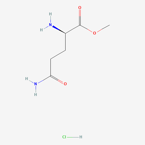 D-GLUTAMINE METHYL ESTER HYDROCHLORIDE (CAS: 74817-54-2) - Chemical Structure and Molecular Formula 