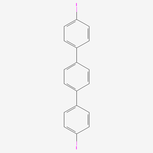 4,4''-Diiodo-p-terphenyl (CAS: 19053-14-6) - Chemical Structure and Molecular Formula 