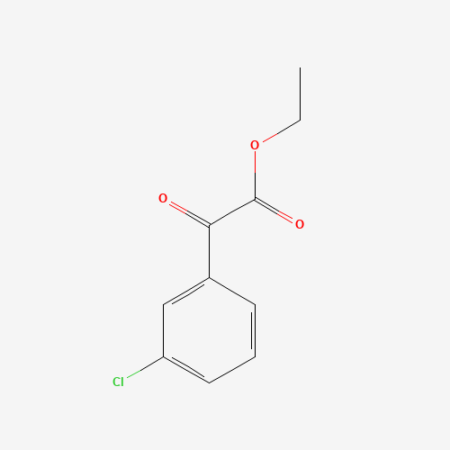 ETHYL 3-CHLOROBENZOYLFORMATE (CAS: 62123-73-3) - Chemical Structure and Molecular Formula 