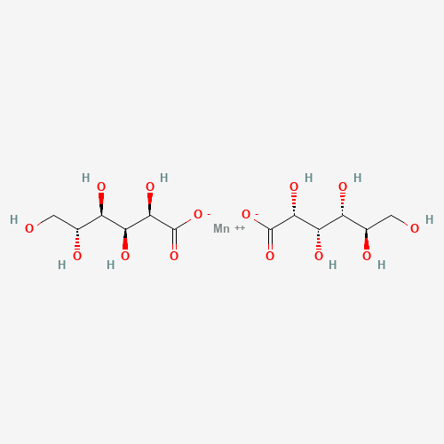 Manganese gluconate (CAS: 6485-39-8) - Chemical Structure and Molecular Formula 