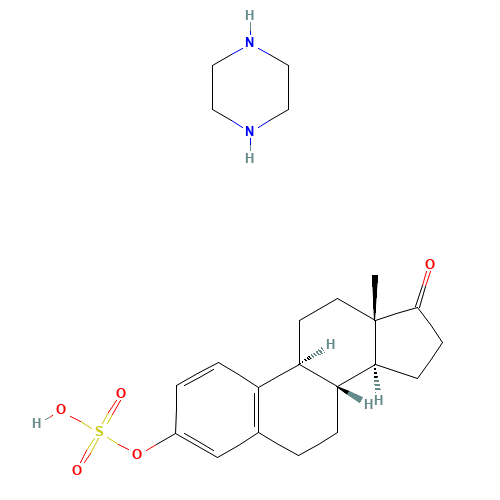 Estropipate (CAS: 7280-37-7) - Chemical Structure and Molecular Formula 