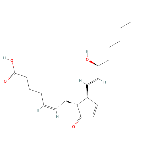 PROSTAGLANDIN A2 (CAS: 13345-50-1) - Chemical Structure and Molecular Formula 