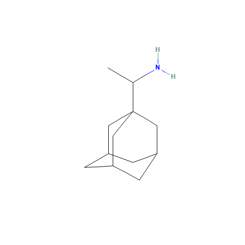 Rimantadine (CAS: 13392-28-4) - Chemical Structure and Molecular Formula 