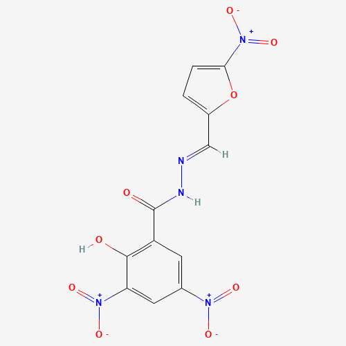 Nifursol (CAS: 16915-70-1) - Chemical Structure and Molecular Formula 