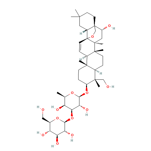 Saikosaponin D (CAS: 20874-52-6) - Chemical Structure and Molecular Formula 
