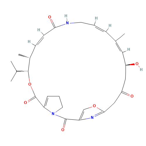 VIRGINIAMYCIN M1 (CAS: 21411-53-0) - Chemical Structure and Molecular Formula 